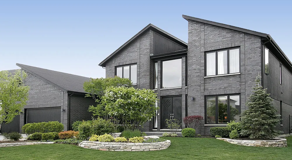 Modern villa byggd av Näsets Bygg AB